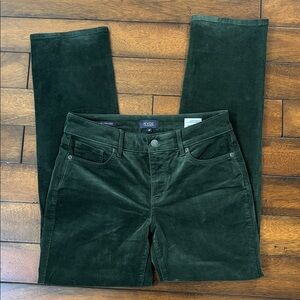 Final Days! NYDJ Marilyn Straight Cords - Olive Green